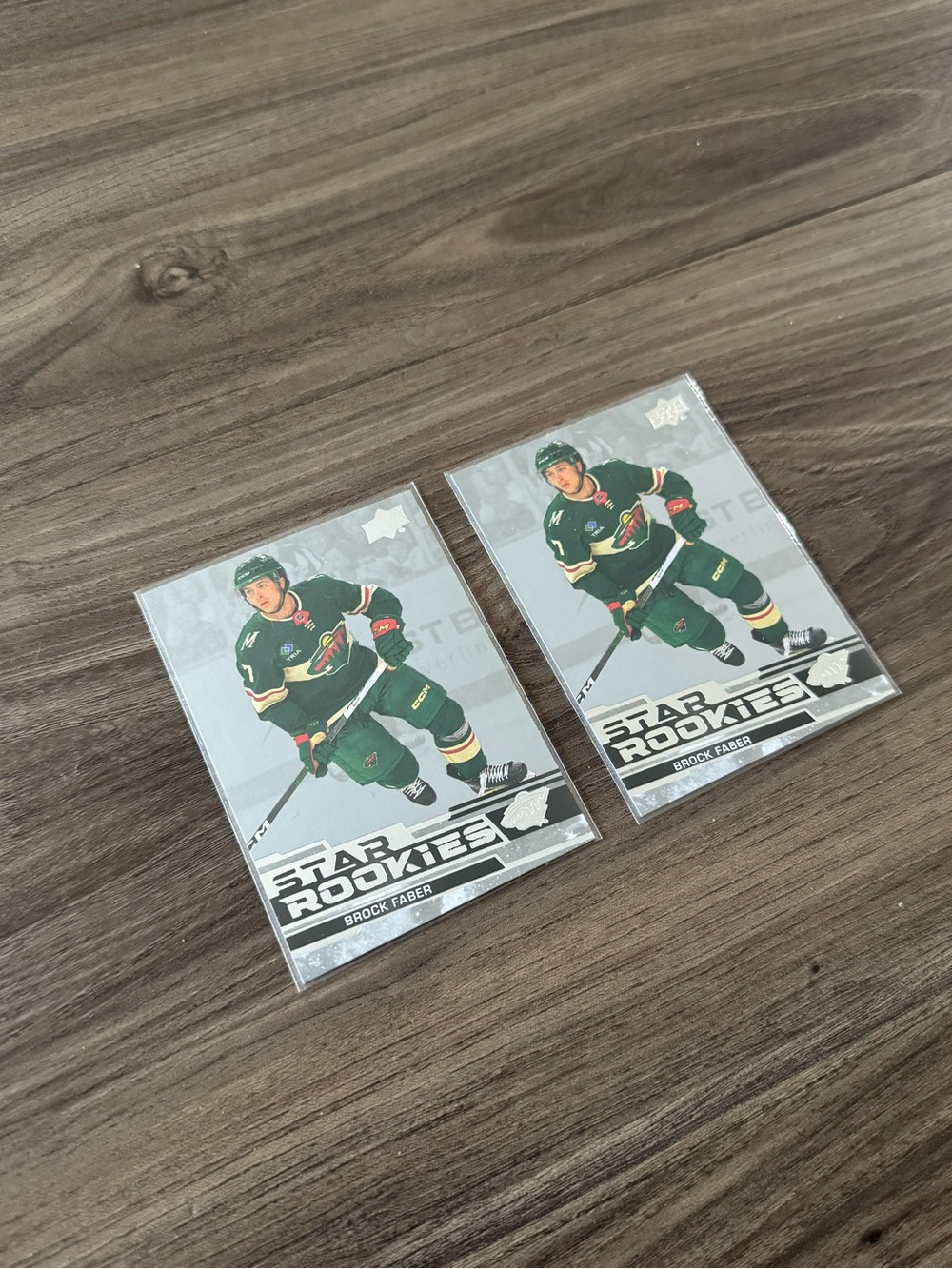 Brock Faber Hockey Card